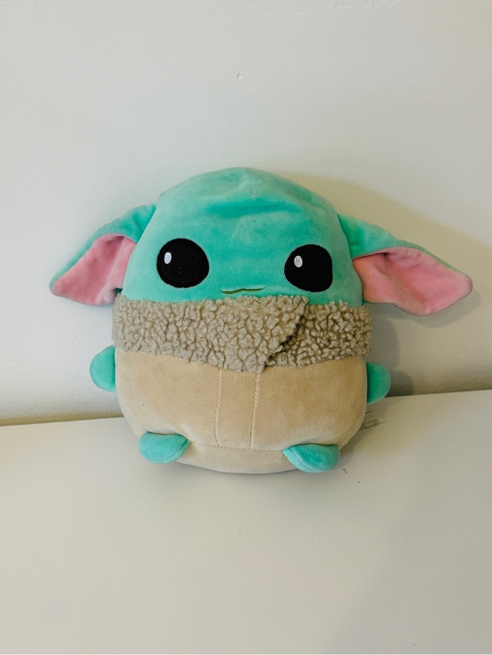 MATTEL Star Wars Cuutopia Grogu Baby Yoda Plush Soft Rounded Pillow Doll Toy 8”
